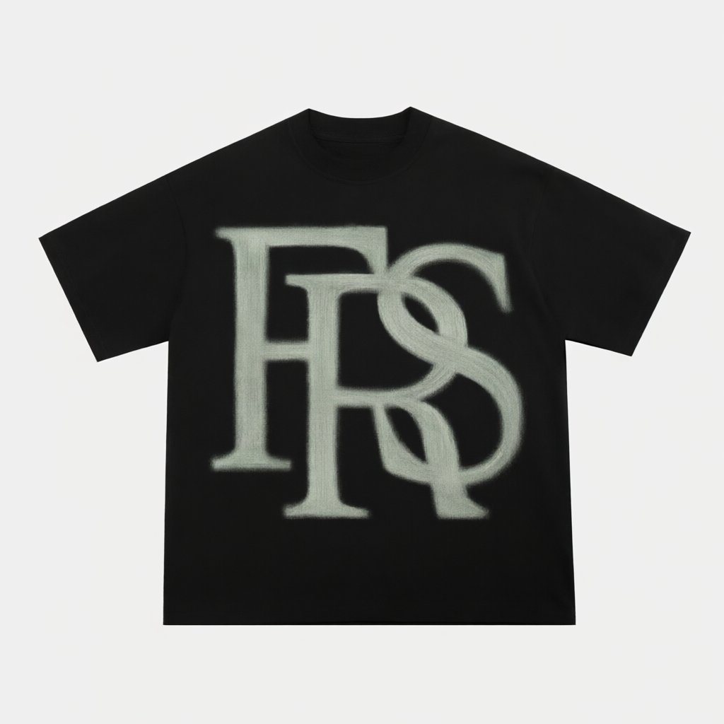 Camiseta FRS Logo Blur - Negro - FRS Clothes