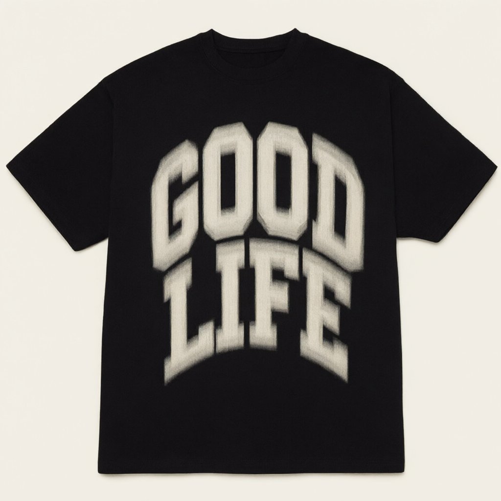 Camiseta Good Life - Negro - FRS Clothes